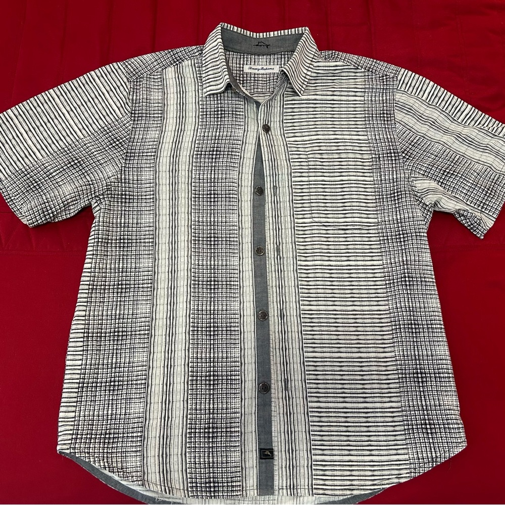 Tommy Bahama Mens Silk Camp Shirt - EUC